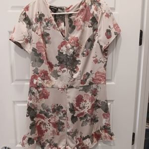 BEBE Floral Romper